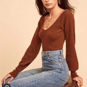 SOLD: Reformation Hart Cashmere Sweater